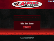 Tablet Screenshot of alfordbevs.com